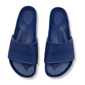 BIRKENSTOCK Women's Barbados Essentials Slide Sandals Size 38 (US 7-7.5) In Blue